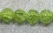 Krackelerad glaspärla, 4 mm, Gräsgrön