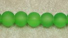 Satinpärla, 8 mm, limegrön