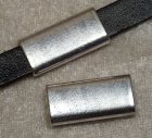 Mellandel/Slider/Platt rör, antiksilver