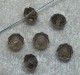 Facetterad rondell, 10 x 7,5 mm, Smoke