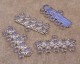 Connector, 5-raders, silver Connector, 5-raders, silver