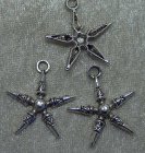 Hänge/Berlock, Spetsar som stjärna, Antiksilver