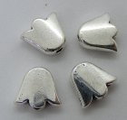 Mellandel, blåklocka, antiksilver