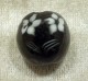 Lampwork, Rund, Svart/Vit