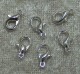 Karbinlås, silver, 10 mm