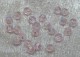 Facetterad rund kristallpärla, Ljusrosa AB, 4 mm