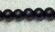 Satinpärla, 12 mm, svart