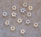 Mellandel, Daisy (glesare), silver, 6,5 mm