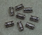 Mellandel, Antiksilver, cylinder med stort hål