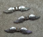 Änglavingar/Fågelvingar, antiksilver