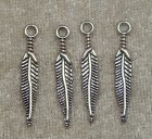 Berlock, Indianfjäder 3, Antiksilver