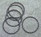 Ring/Länk, rund, antiksilver, 32 mm