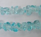 Glaschips, ljus turkos