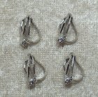 Öronclips, antiksilver