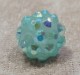 Resinstrassboll, ljus turkos