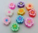 Polymer/clay, handgjorda, blommor, färgmix Polymer/clay, handgjorda, blommor, färgmix