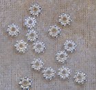 Mellandel, Daisy, Silver, 6 mm