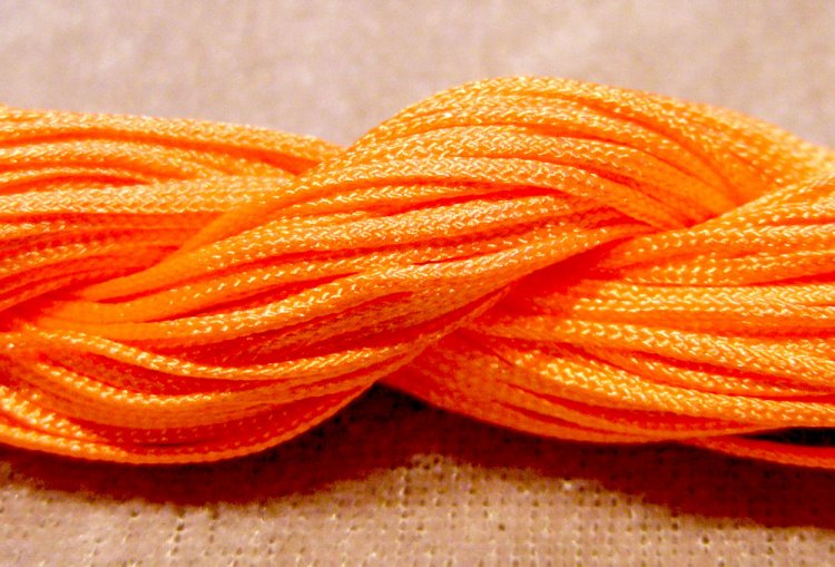 Satintråd, orange - Klicka på bilden för att stänga