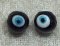Ögonpärlor, Svart, 10 mm