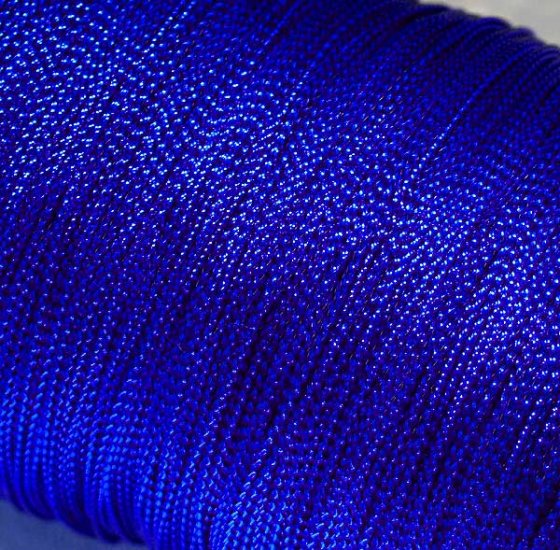 Metalliserad tråd, Kungsblå, 1 mm - Klicka på bilden för att stänga