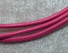 Läderrem, Rosa, 2 mm