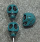 Döskalle, äkta turkos, naturlig blågrön