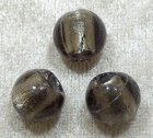 Silverfoil rund, Grå, 12 mm