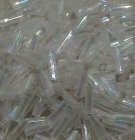 Rocaille, vridet rör, iriserande halvtransparent