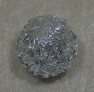 Trasselboll, Silverfärgad, 30 mm