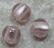 Silverfoil rund, Ljusrosa, 12 mm