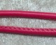 Konstläderrem, fuchsia, med stoppning Konstläderrem, fuchsia, med stoppning