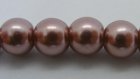 Vaxad glaspärla, Rosébrun