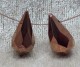 Facetterad droppe, Bronseloxerad, 9x19 mm