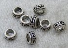 Mellandel, antiksilver, 3,6 mm hål