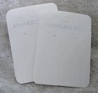 Display för örhängen/berlock på kedja, vit