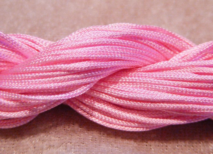 Satintråd, rosa - Klicka på bilden för att stänga