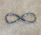 Connector, Infinity/evighetstecken, antiksilver
