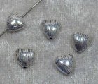 Mellandel hjärta, antiksilver
