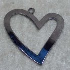 Stor hjärtram, svart