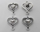 Connector, Hjärta-i-hjärta, antiksilver