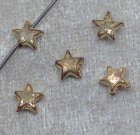 Mellandel, slät stjärna, guld
