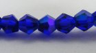 Bicone, Kungsblå m AB, 4x4 mm