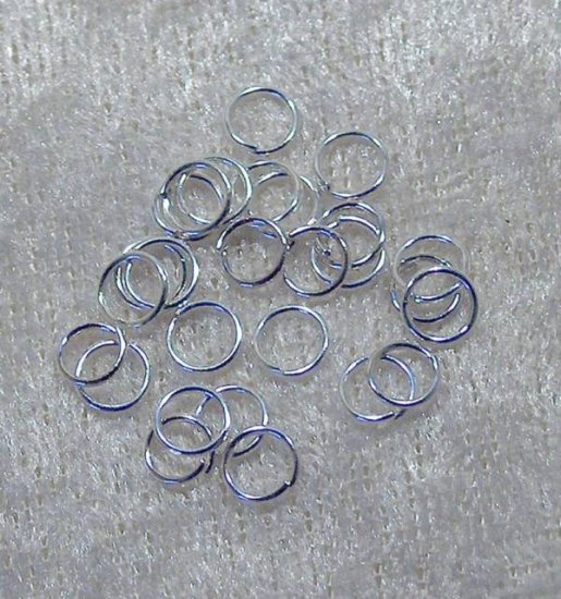 Bindringar, Silver, 5x0,7 mm - Klicka på bilden för att stänga