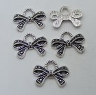 Berlock, rosett, antiksilver