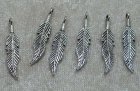 Berlock, indianfjäder, antiksilver
