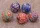 Polymer/clay, handgjord, rund ca 11-12 mm, färgmix