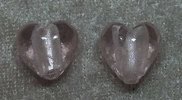 Silverfoil S Hjärta, Ljusrosa, 15x15 mm - Klicka på bilden för att stänga