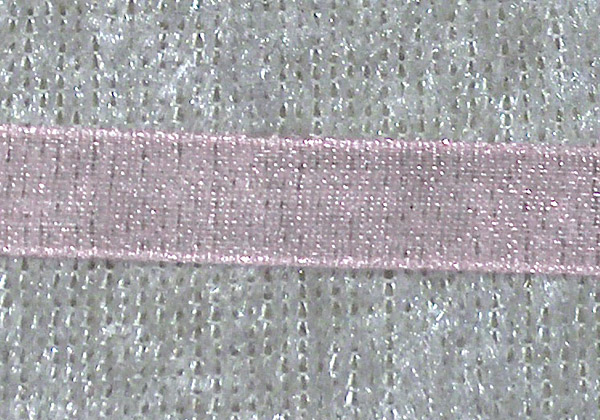 Organzaband, 6 mm, Ljusrosa - Klicka på bilden för att stänga