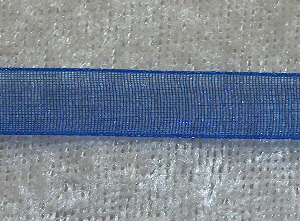 Organzaband, 6 mm, Kungsblå - Klicka på bilden för att stänga