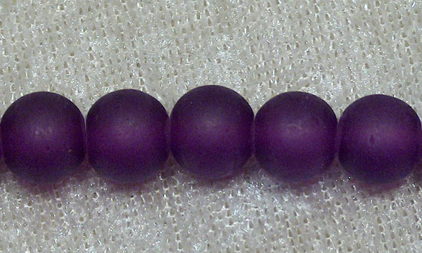 Satinpärla, 8 mm, lila - Klicka på bilden för att stänga